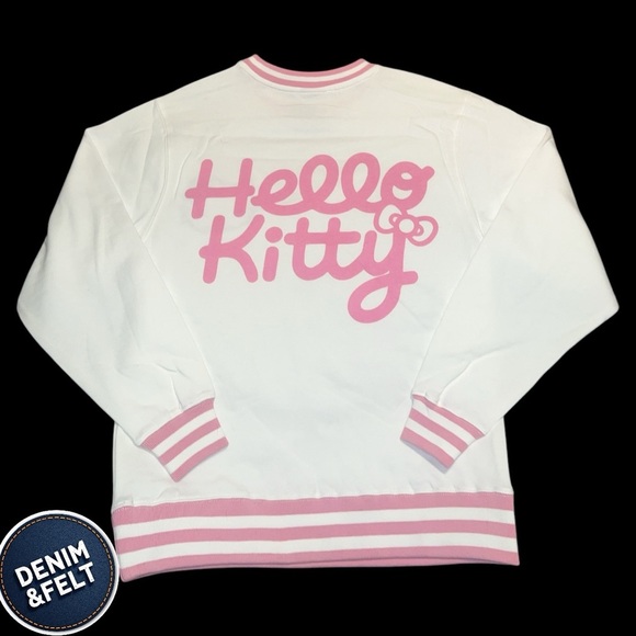 Hello Kitty Womens 50th Anniversary Embroidered Graphic Sweatshirt/Pullover| NEW - Picture 10 of 14